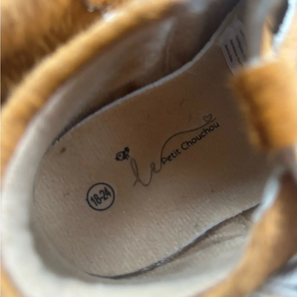 Adorable Tan Baby Walker Shoes size 18-24 months